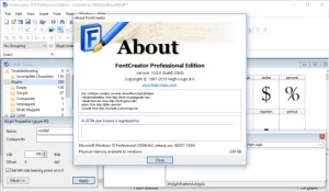 FontCreator 14.0.0.2881 + Registration Key 2023 Free Download